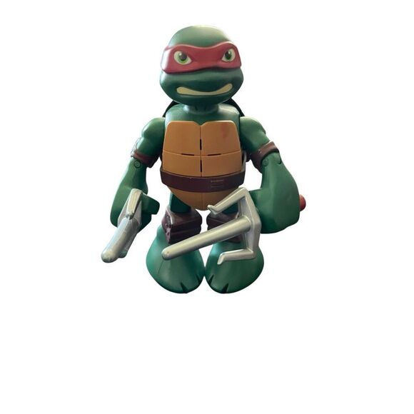 Viacom TMNT Raphael Teenage Mutant Ninja Turtles Talking Action Figure - Picture 8 of 8
